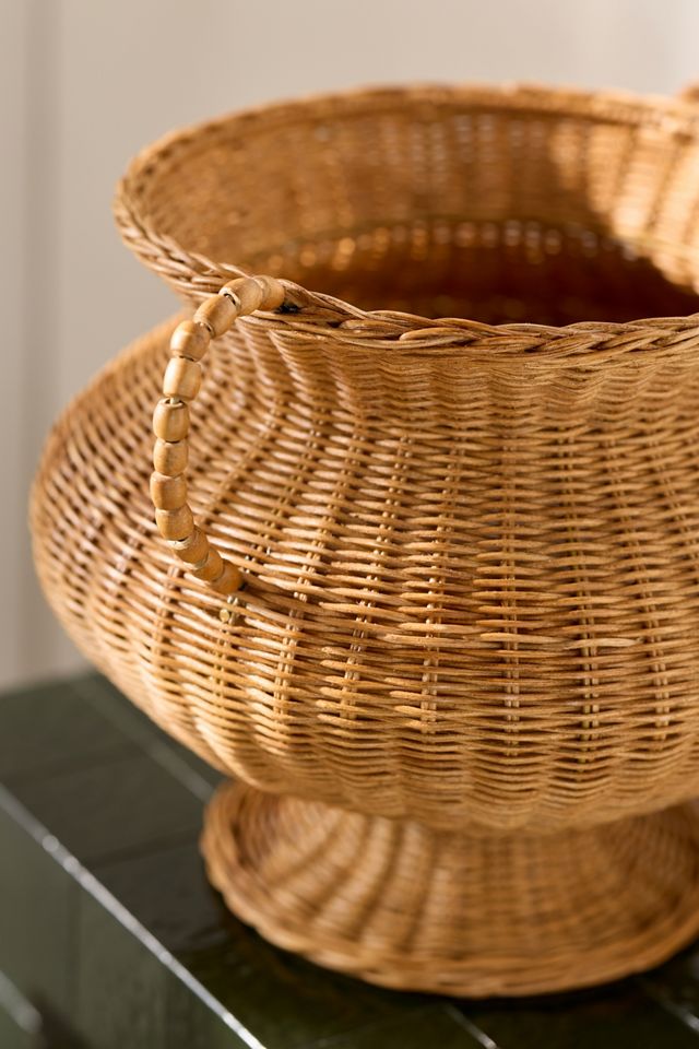Oriana Urn Wicker Basket #3