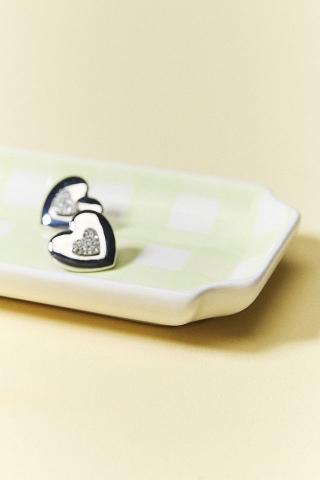 Ruby Clay Gingham Tray #2