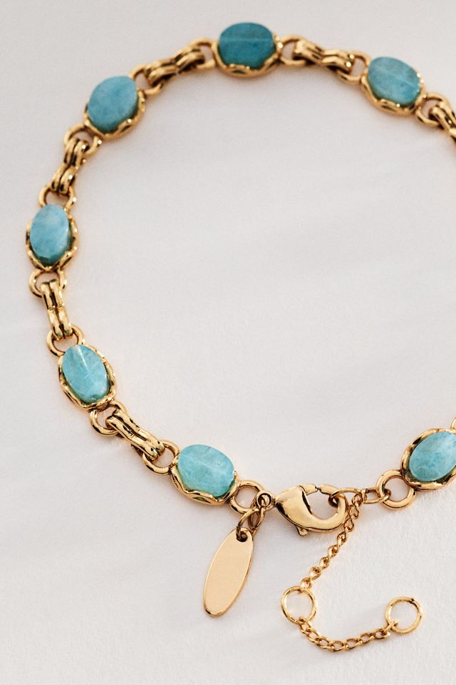 Colourful Stone Wrap Bracelet #1