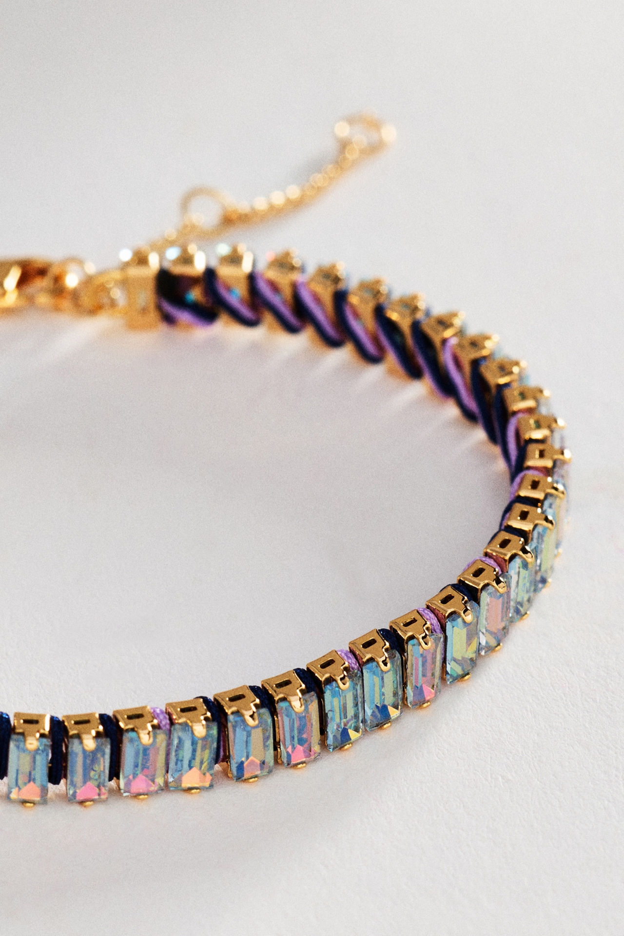 Baguette Crystal Tennis Bracelet