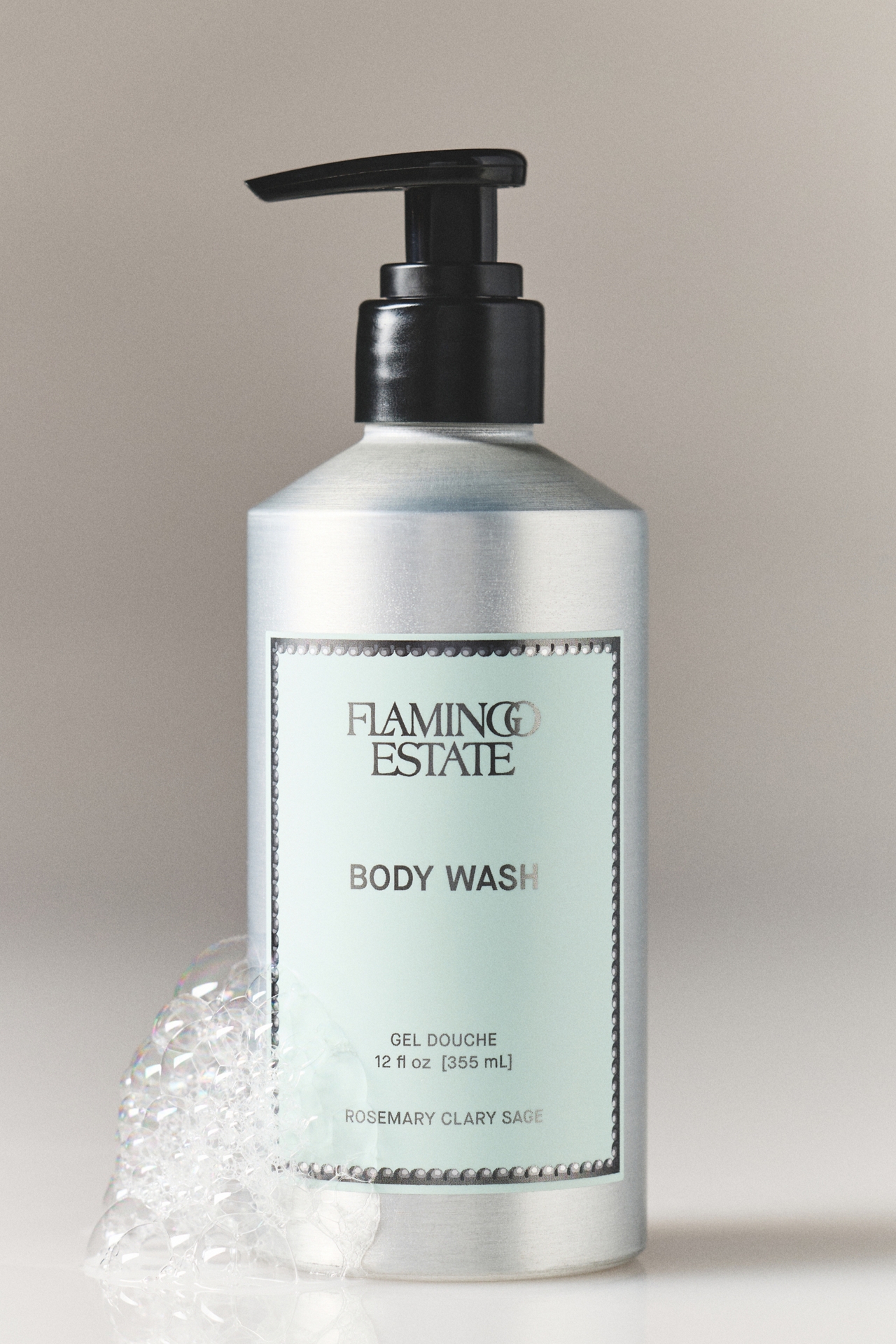 Flamingo Estate Rosemary Clary Sage Body Wash With Pump