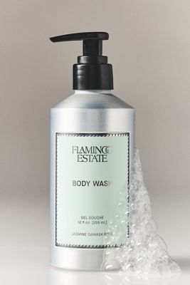 Flamingo Estate Jasmine Damask Rose Body Wash With Pump