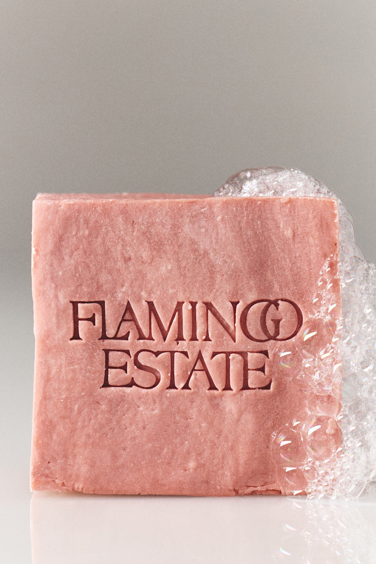 Flamingo Estate Jasmine Damask Rose Soap Brick