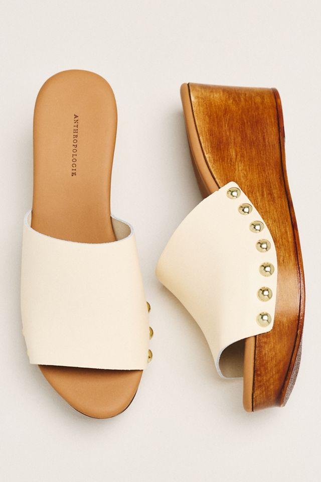 Tacones de Plataforma de Madera By Anthropologie #1
