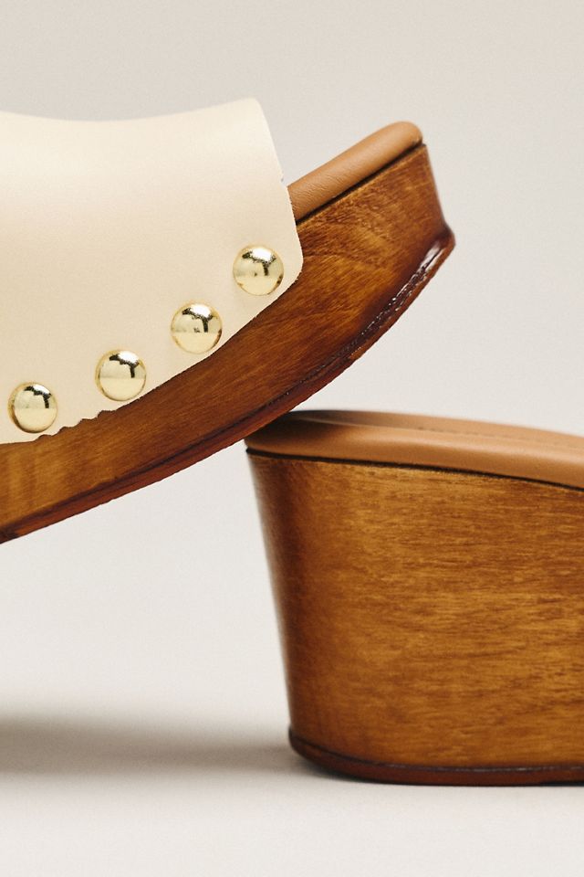 Tacones de Plataforma de Madera By Anthropologie #2