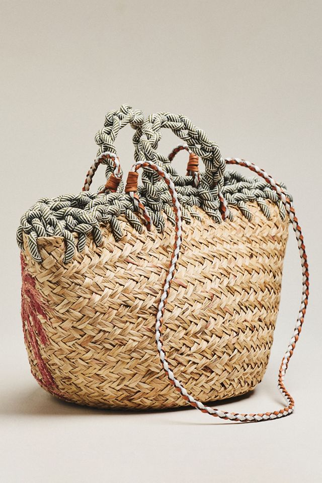 Aranaz Aplaya Straw Tote Bag | Anthropologie
