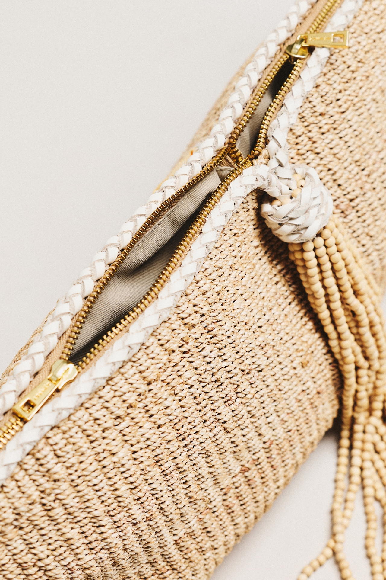 Aranaz Belinda Beaded Clutch