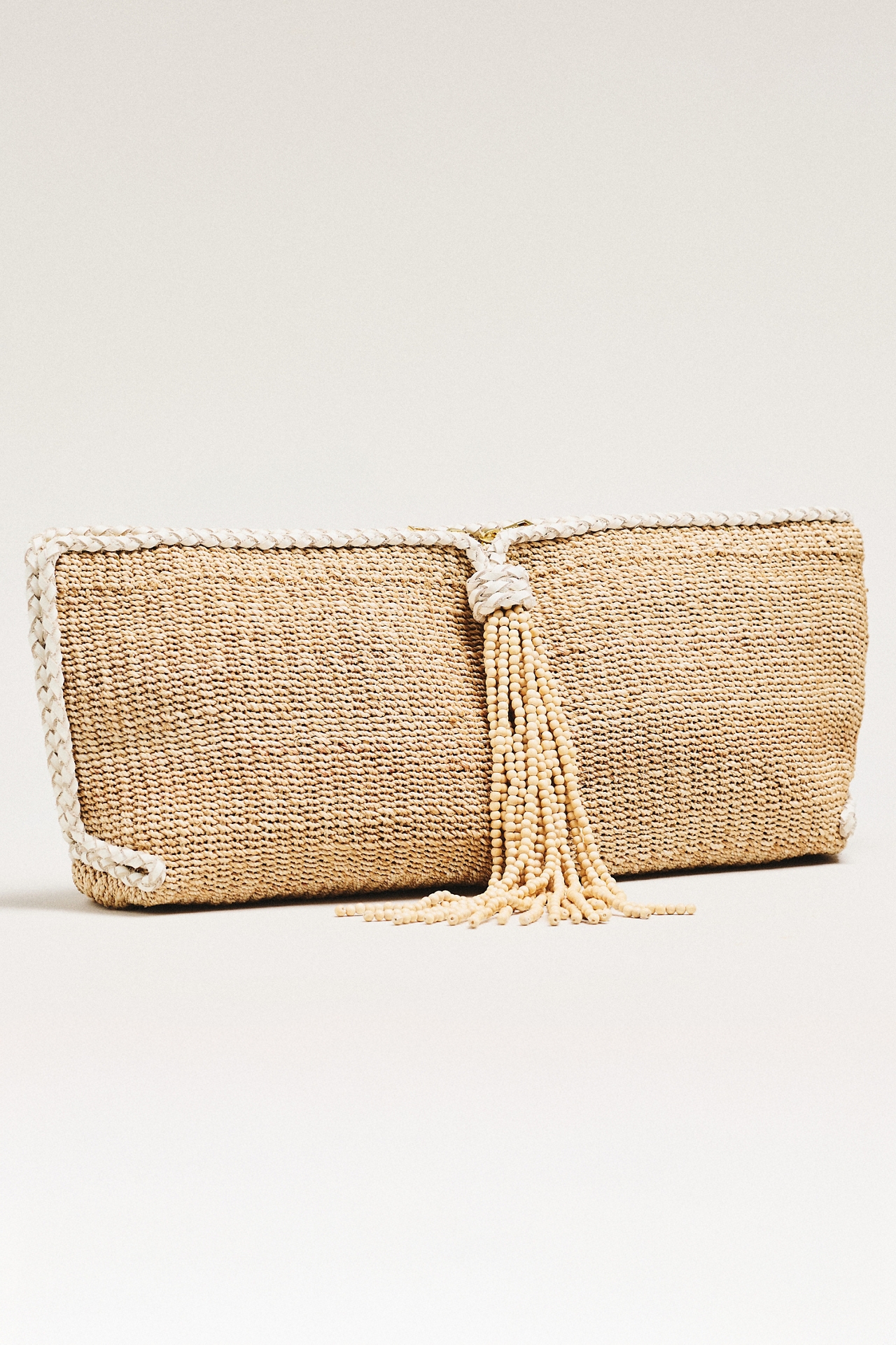 Aranaz Belinda Beaded Clutch