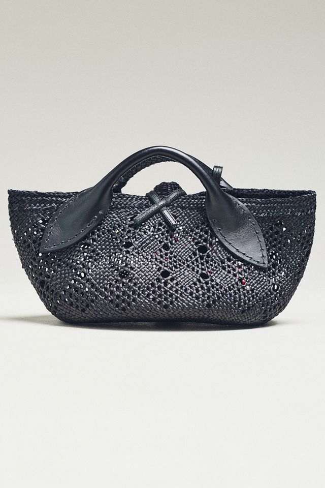 Mercedes Salazar Mini Raffia Crab Bag | Anthropologie