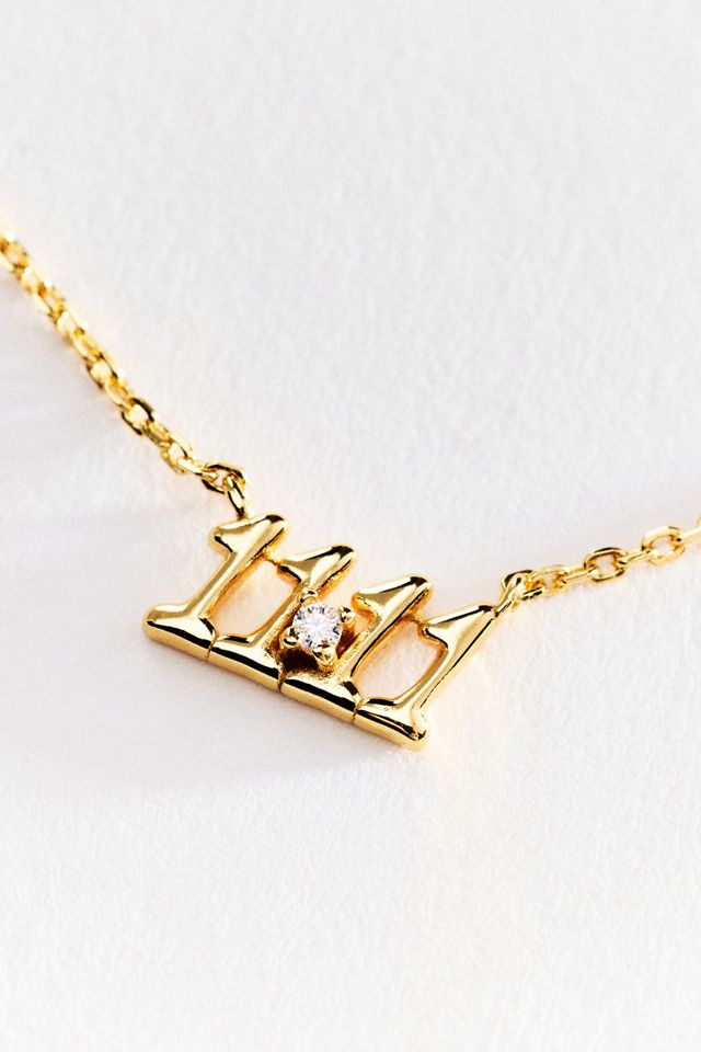 Zepplin the Label Angel Number Necklace #1