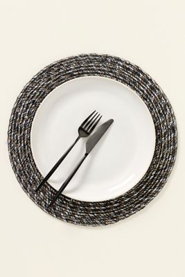 Blue Pheasant Atticus Round Placemat 