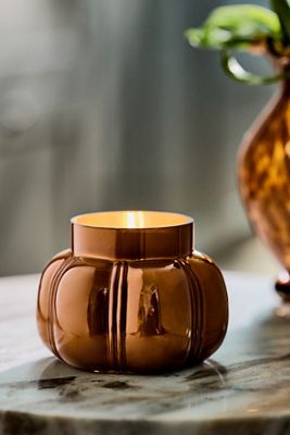 Capri Blue Spiced Amber Glass Jar Candle
