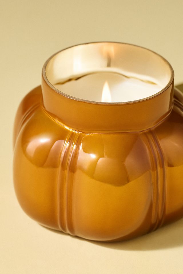 Capri Blue Spiced Amber Glass Jar Candle #1
