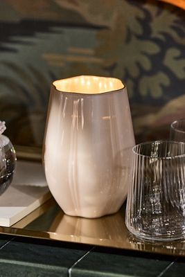 Capri Blue Fruity Spiced Cider Glass Decorator Candle