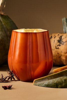 Capri Blue Pumpkin Clove Glass Decorator Candle