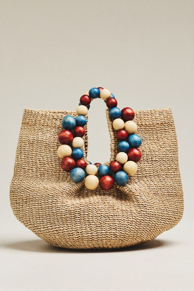 Aranaz Cueba Bead Satchel | Anthropologie