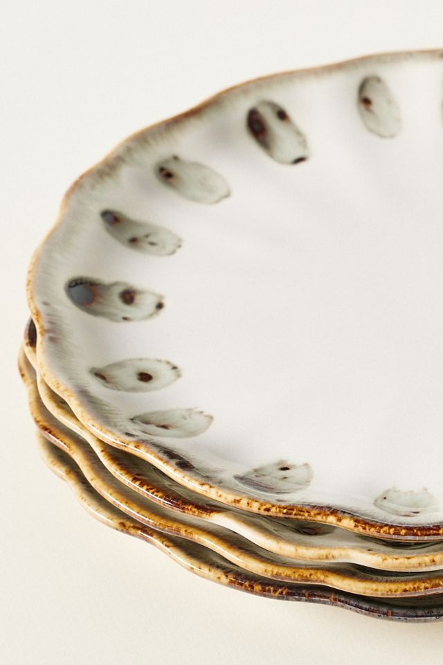 Blue Pheasant Amoria Stoneware Salad Plates, Set of 4 #2