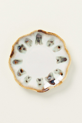Blue Pheasant Amoria Stoneware Bread Plates, Set of 4