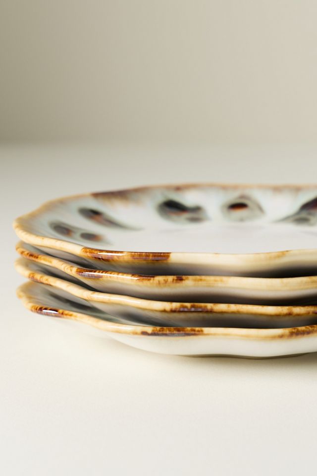 Blue Pheasant Amoria Stoneware Bread Plates, Set of 4 #2