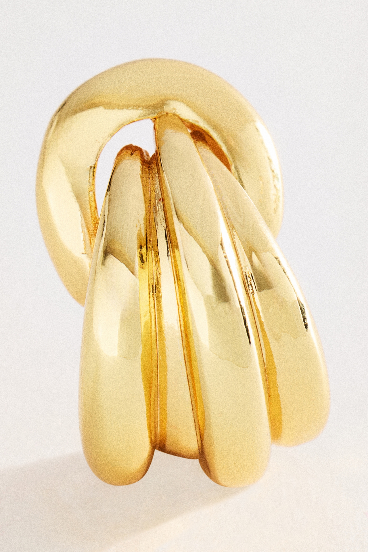 BaubleBar Linda Knot Hoop Earrings