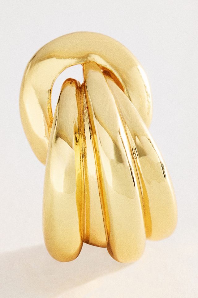 BaubleBar Linda Knot Hoop Earrings #1