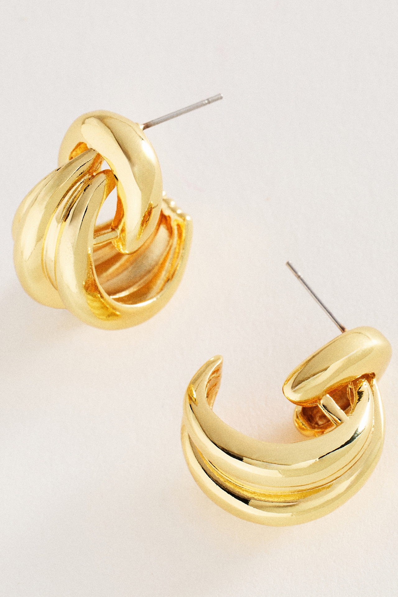 BaubleBar Linda Knot Hoop Earrings