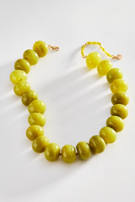 Baublebar Joan Semi-precious Beaded Necklace In Green
