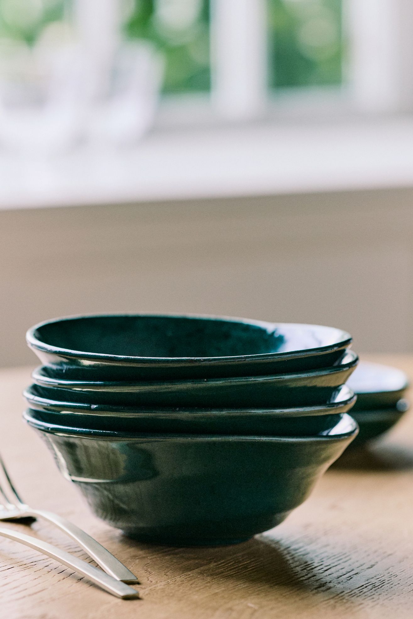 Blue Pheasant Marcus Cereal Bowls, Set of 4 - Moss, Set Of 4