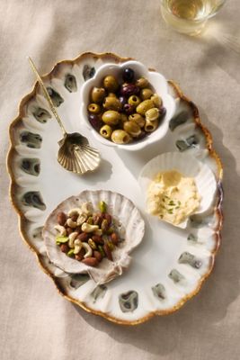 Blue Pheasant Amoria Oval Platters, Set of 2