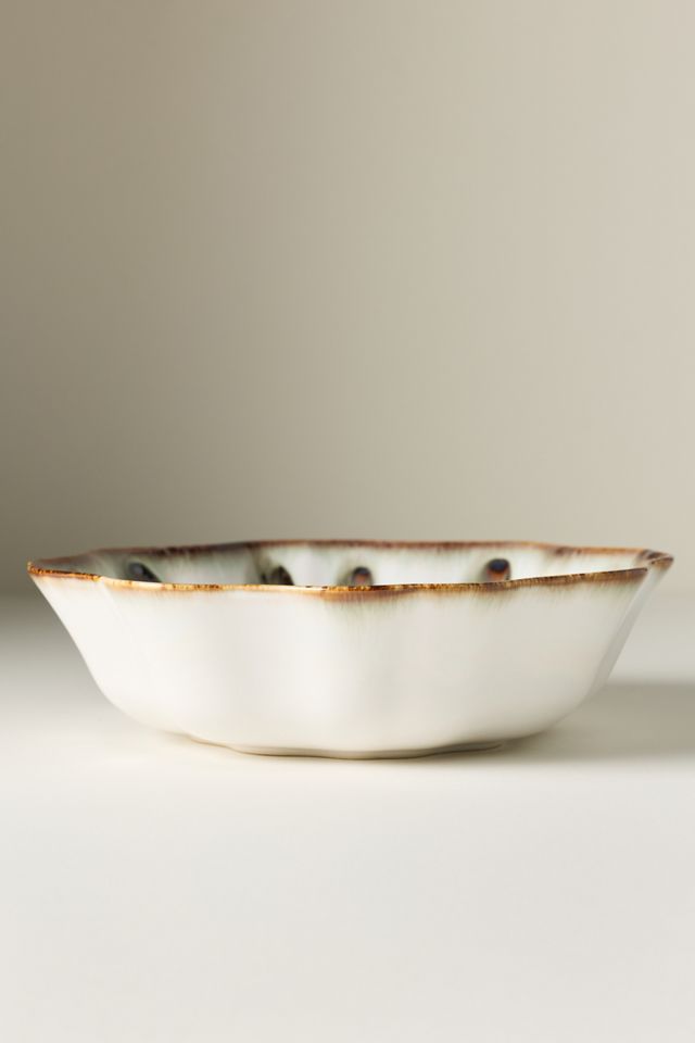 Blue Pheasant Amoria Large Serve Bowls, Set of 2 | AnthroHome