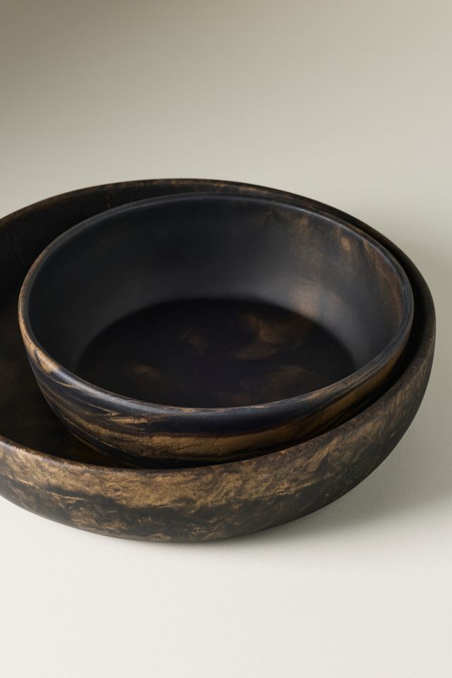 Blue Pheasant Hugo Resin Serve Bowl, Set of 2 #2