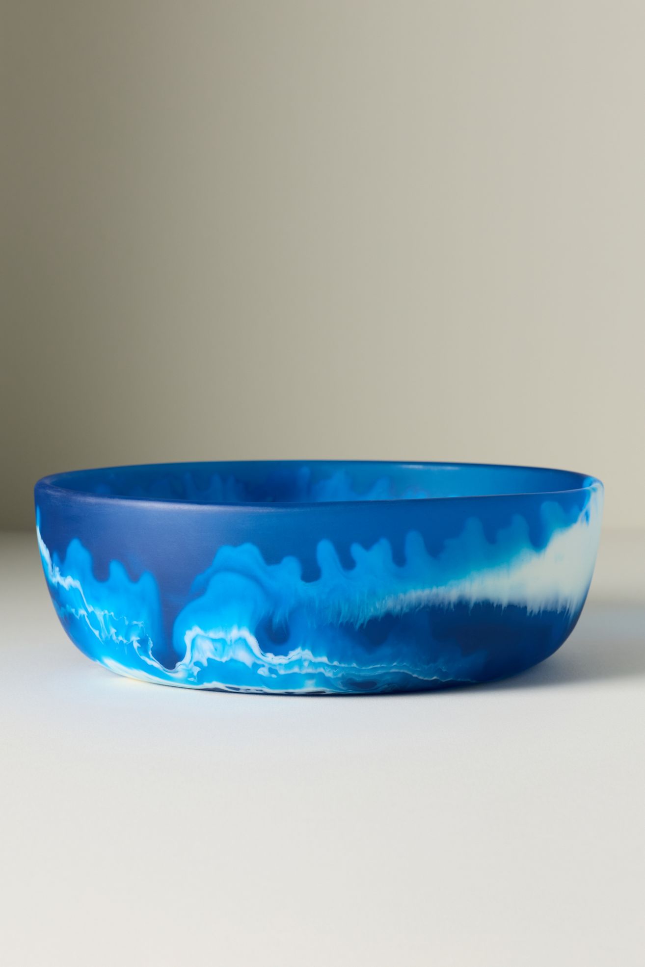 Blue Pheasant Hugo Resin Serve Bowl, Set of 2 - Blue