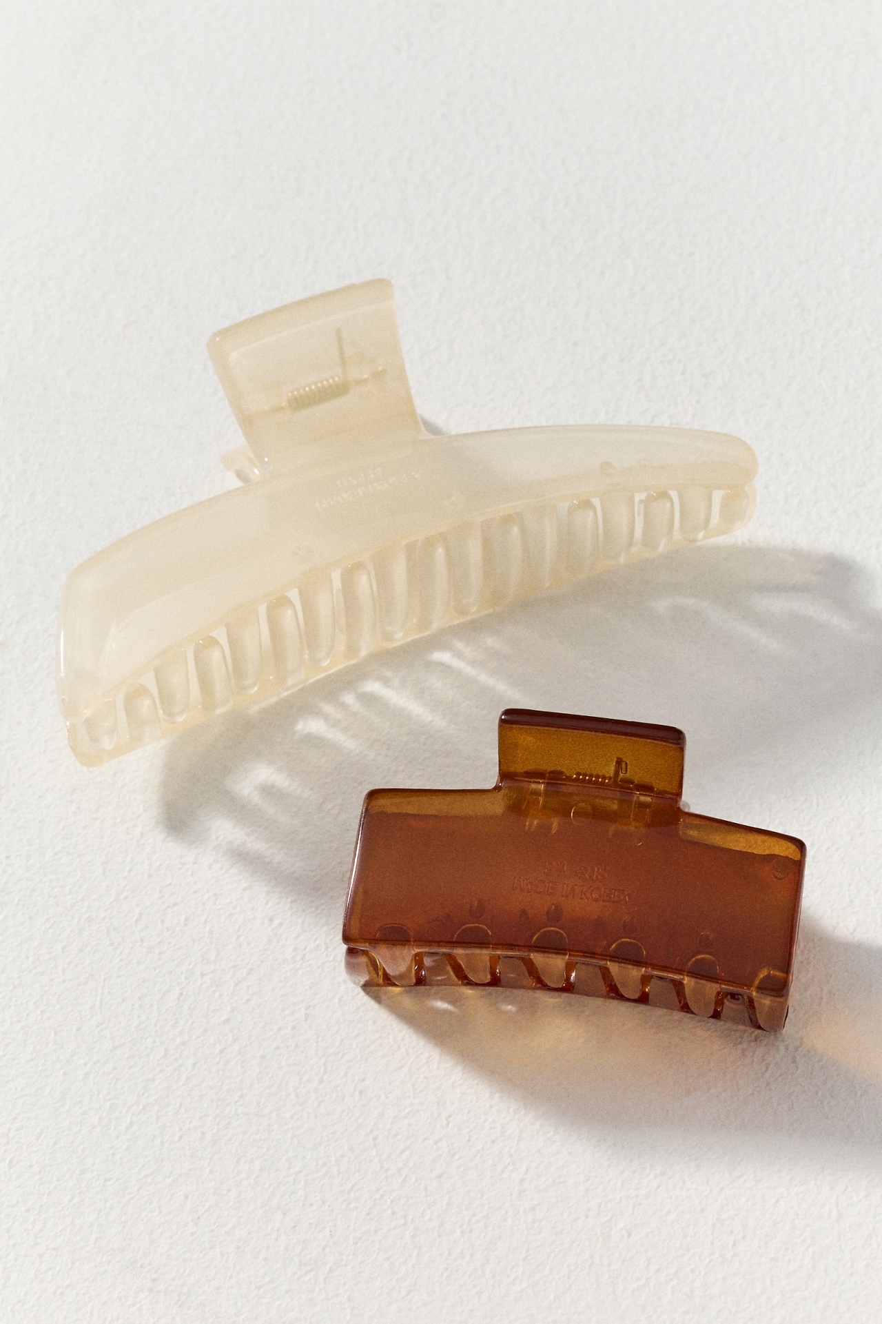 By Anthropologie Jelly Claw Clips, Set of 2