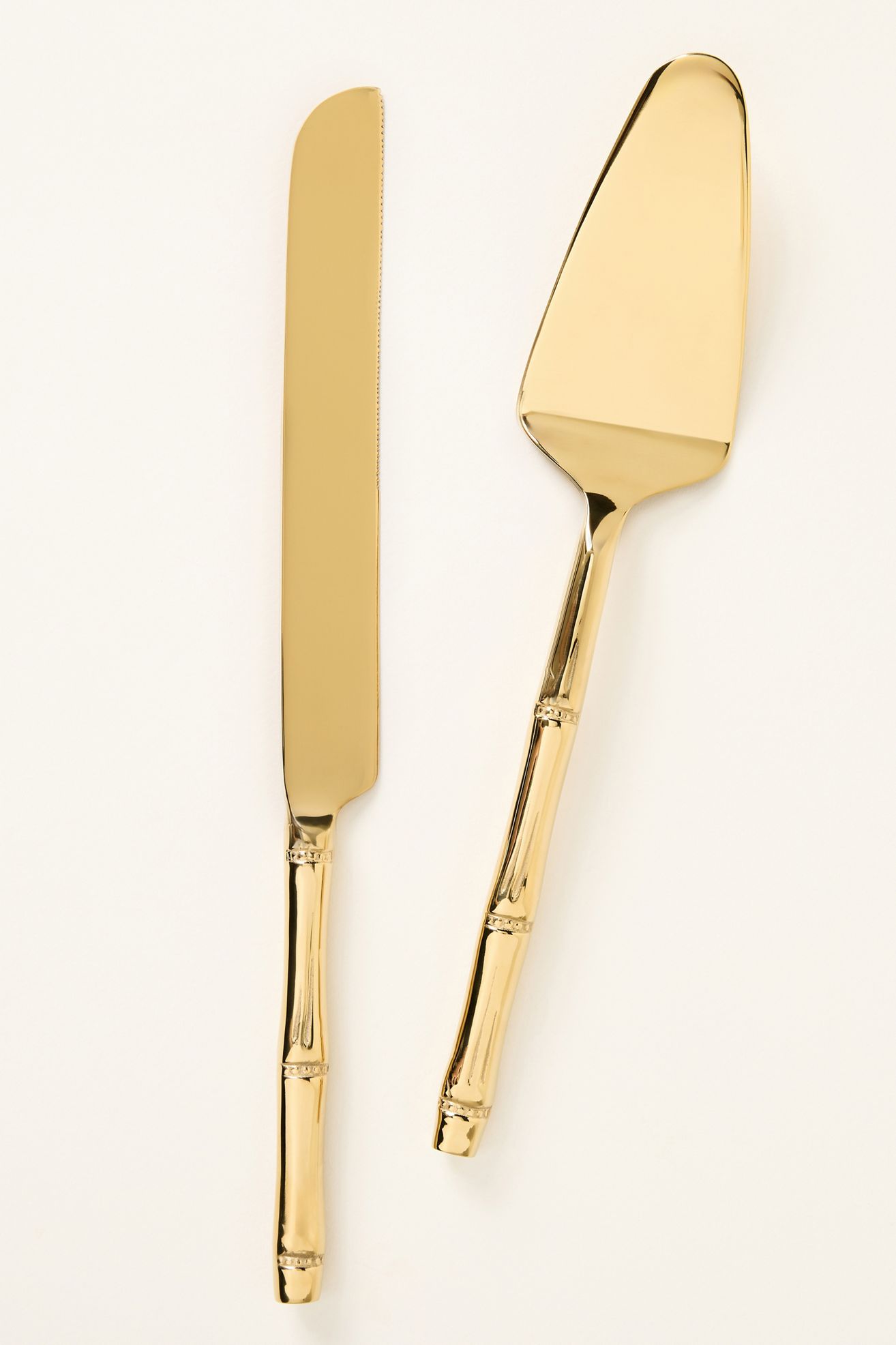 Blue Pheasant Liliana Cake Serve Set - Gold, Standard, Set Of 2