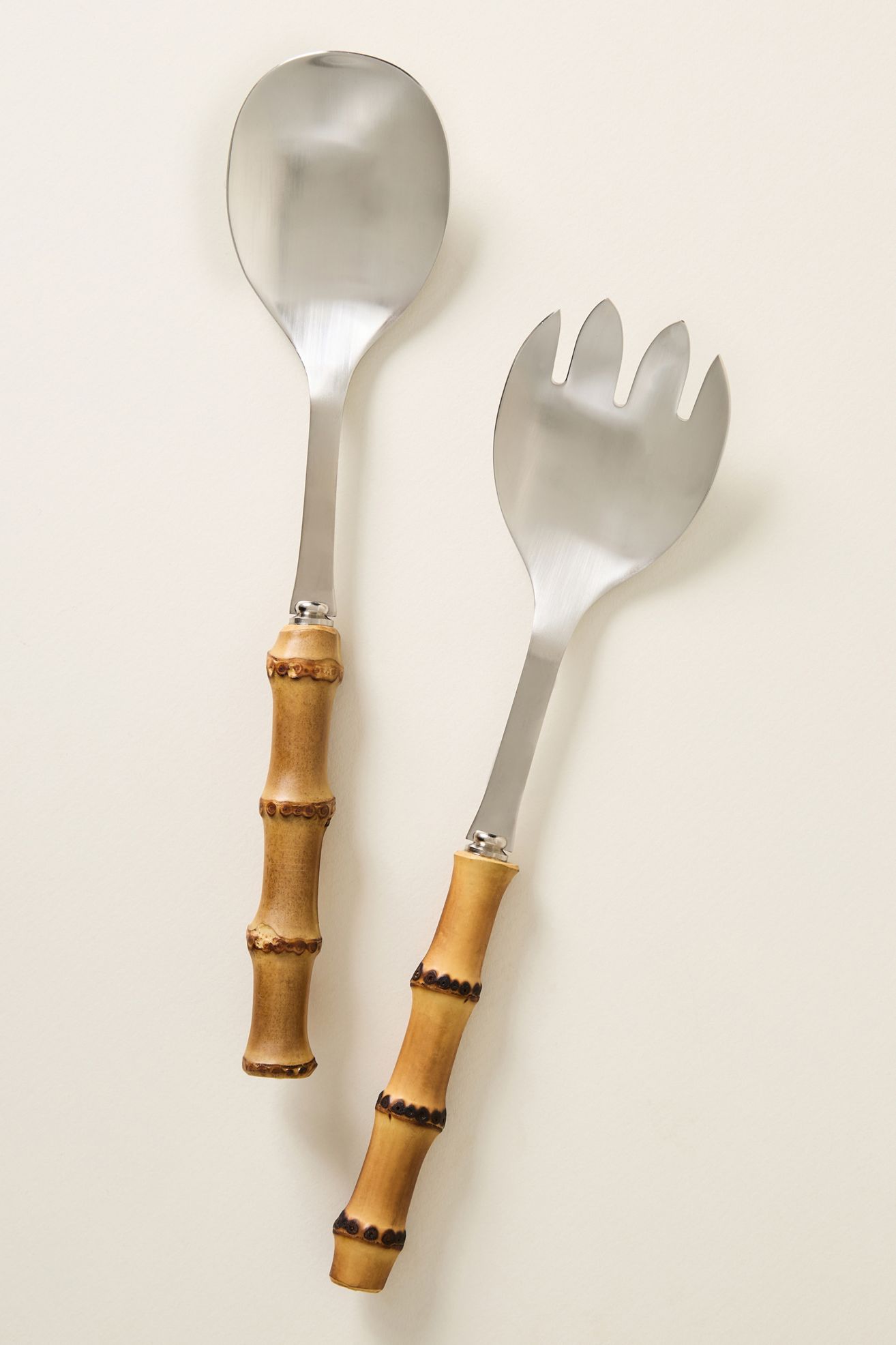 Blue Pheasant Zoya Serve Set, Set of 2 - Silver, Standard, Set Of 2