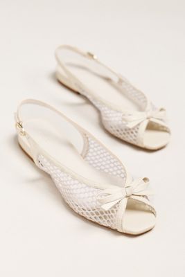 Maeve Mesh Slingback Flats