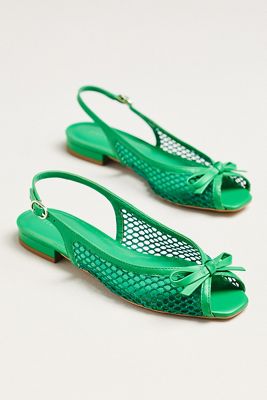 Maeve Mesh Slingback Flats