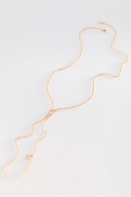 Ball Chain Y-Neck Necklace