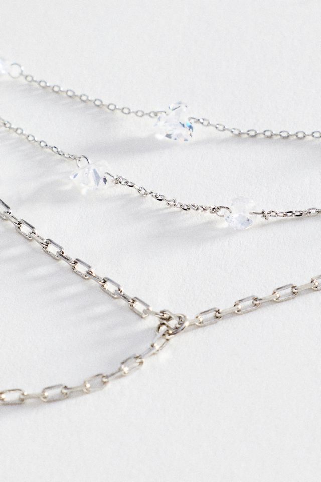 Delicate Layered Lariat Necklace #1