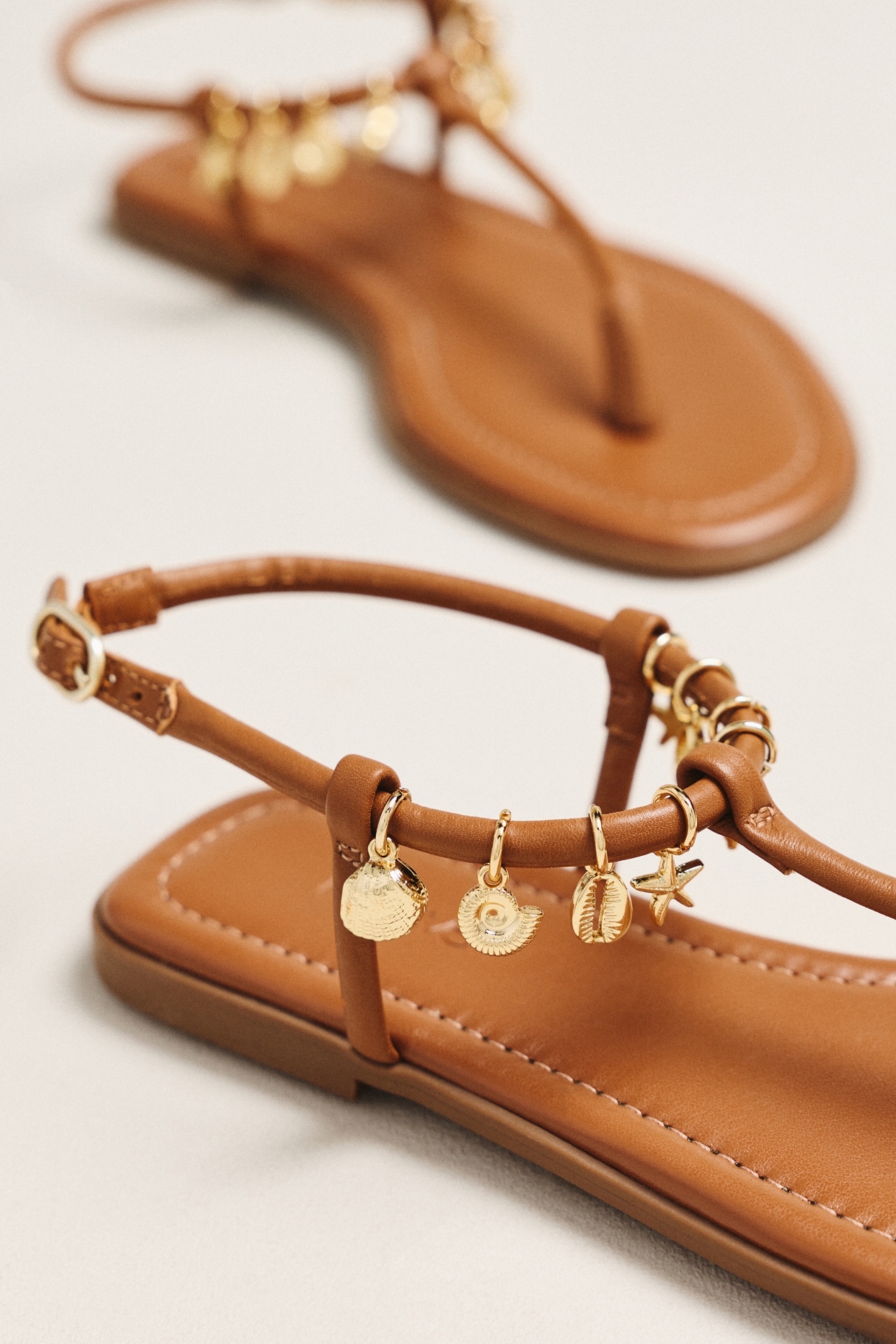 Maeve Ankle-Strap Charms Sandals