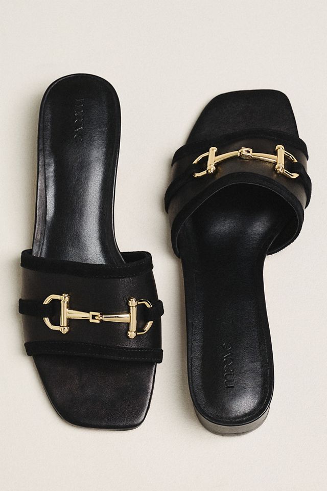Maeve Horsebit Slide Sandals #1