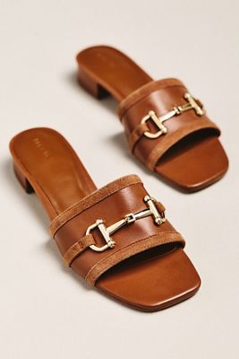 Maeve Horsebit Slide Sandals