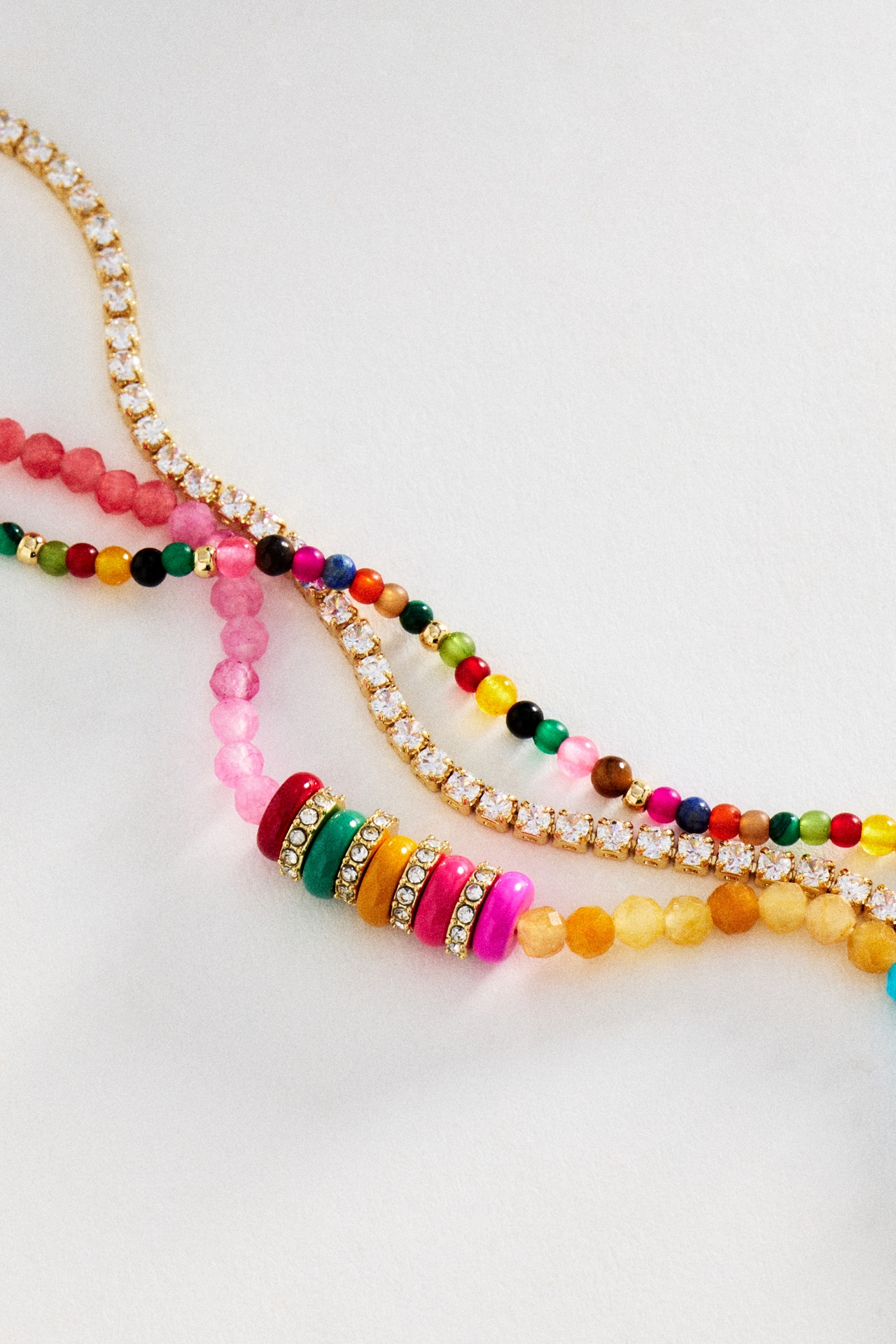 BaubleBar Rowan Semi-Precious Layered Bracelet, São Paulo Edition