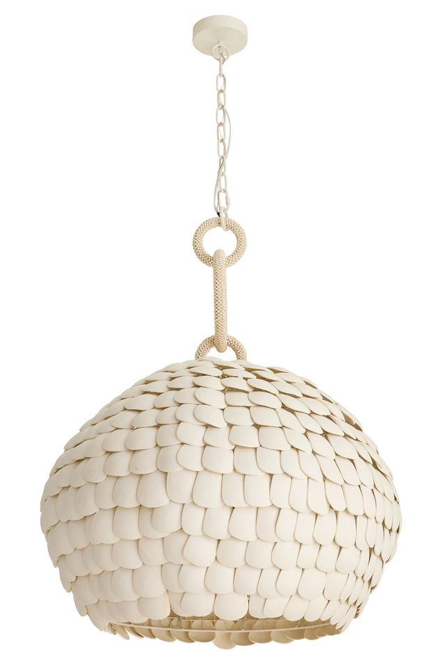 Ramya Coconut Shell Dome Pendant #1