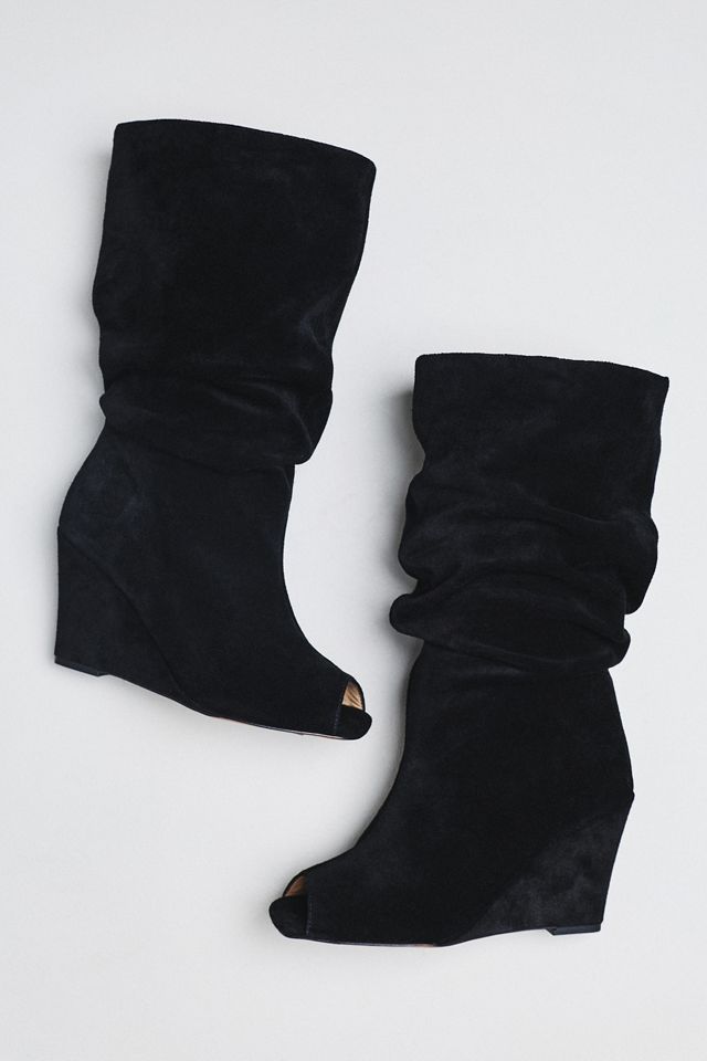 Silent D Kiki Peep-Toe Tall Boots #1