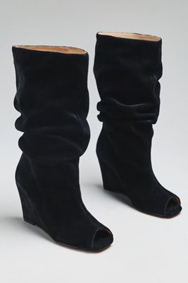 Silent D Kiki Peep-Toe Tall Boots