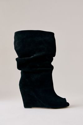 Silent D Kiki Peep-Toe Tall Boots