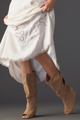 Silent D Kiki Peep-Toe Tall Boots | Anthropologie