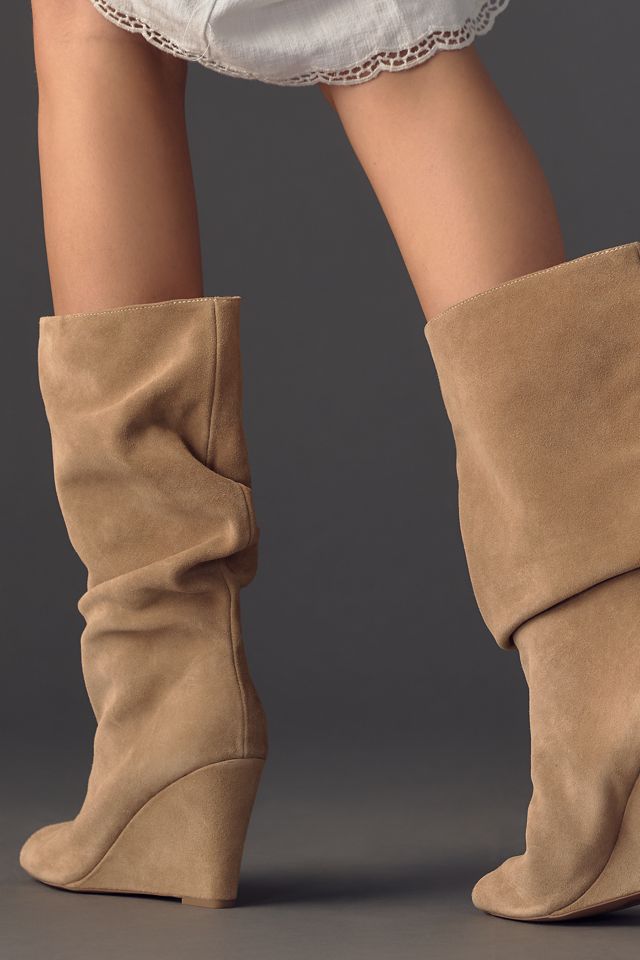 Silent D Kiki Peep-Toe Tall Boots | Anthropologie