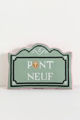 Francine Cotton Needlepoint Mini Pillows